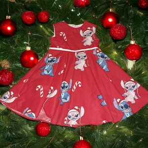 stitch christmas dress Santa Stitch