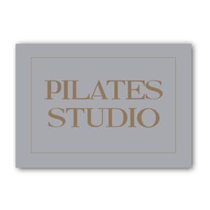 Pilates Studio Sign, Pilates Studio, Pilates Sign