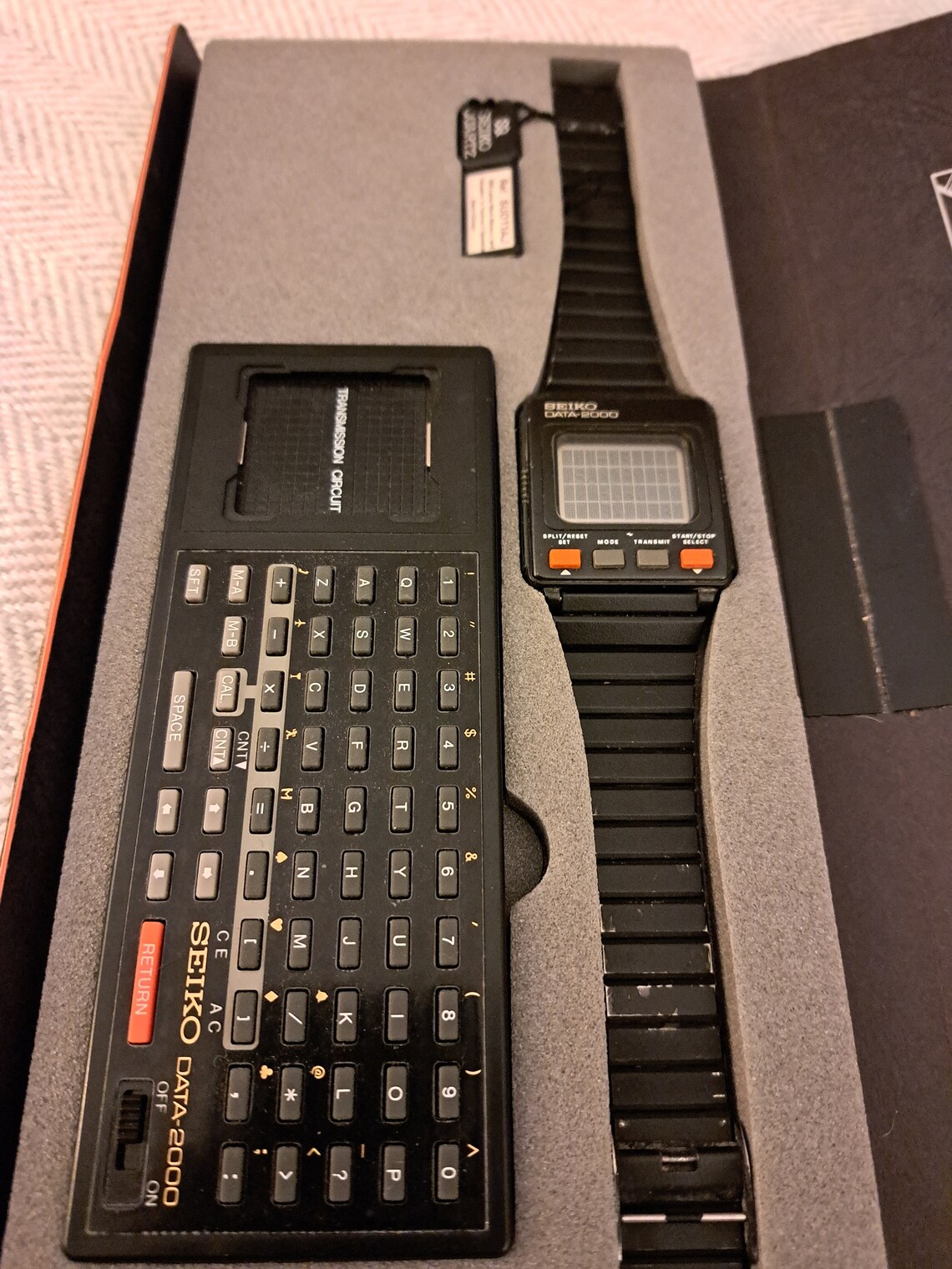 Vintage Seiko Data2000 Watch Boxed Etsy