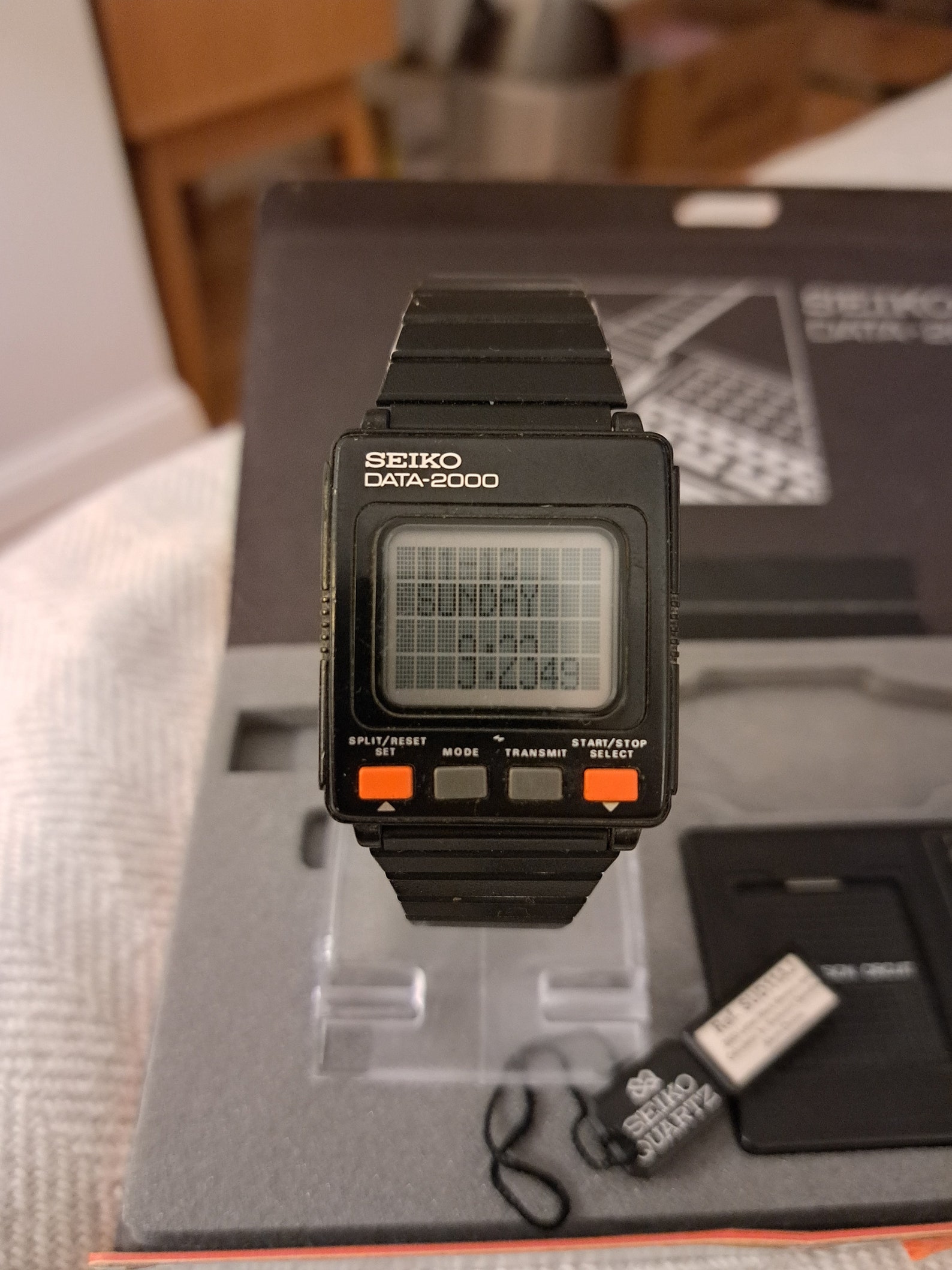 Vintage Seiko Data2000 Watch Boxed Etsy