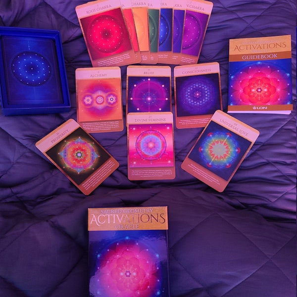 Sacred geometry activations Oracle deck & guidebook