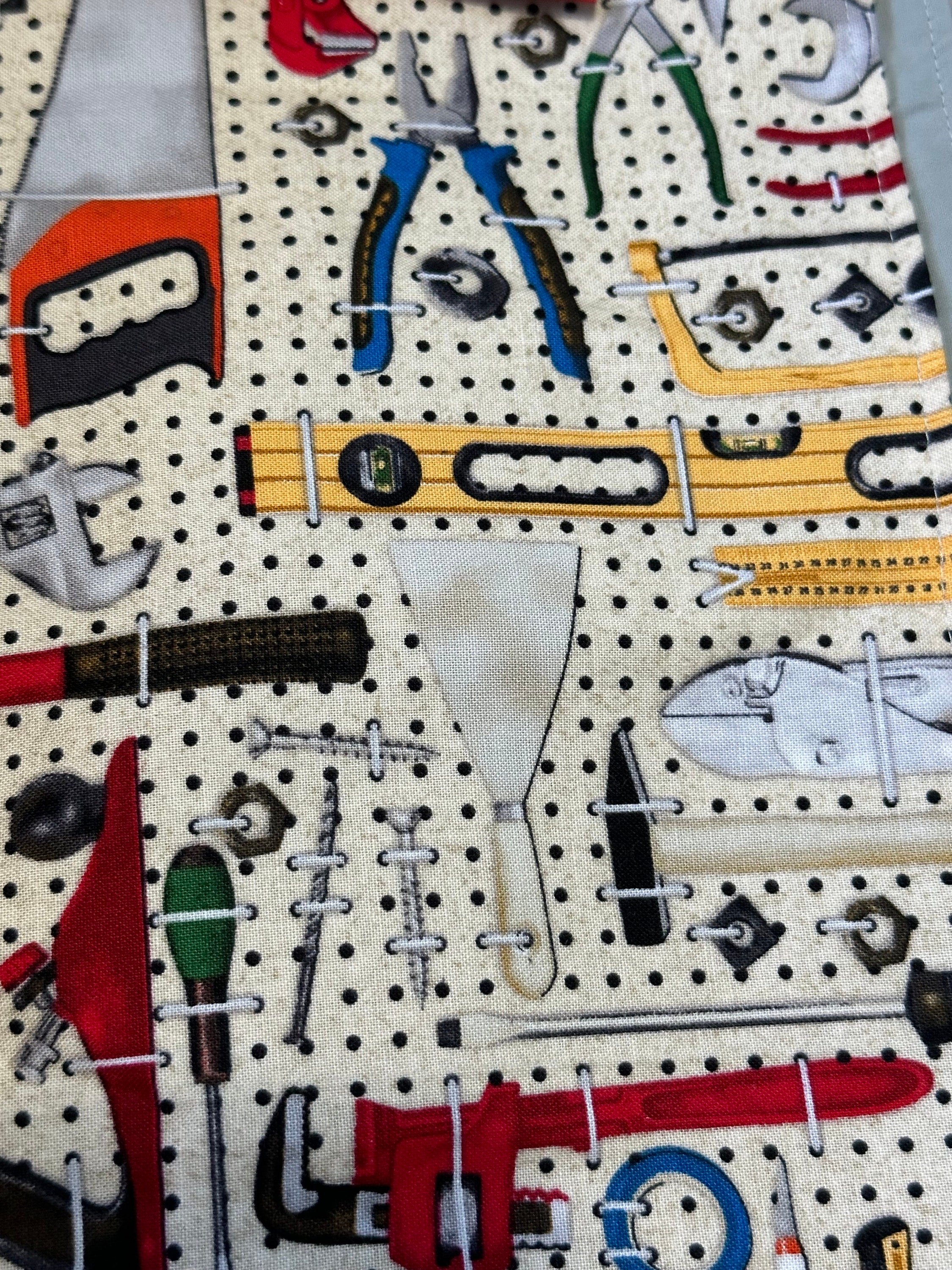 Workbench Apron Boys Workbench Apron: Tool Print, Elastic Neck Strap, 24