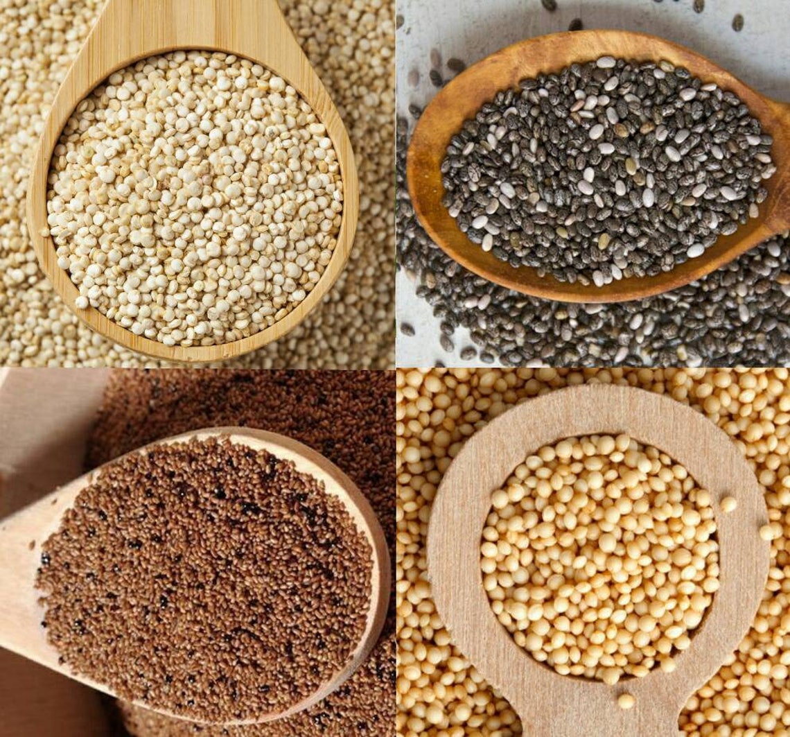 Ancient World Grains Collection 1 Chia Quinoa Etsy
