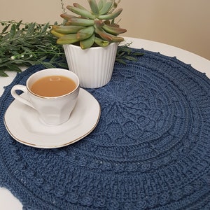 CROCHET PATTERN Eliana Doily Crochet Pattern, Doily pattern image 1
