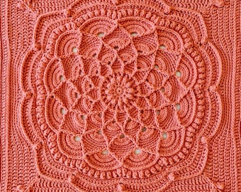 CROCHET BLANKET PATTERN - Crochet Pattern - Crochet Afghan Pattern - Crochet Throw Pattern - Queen Bed Crochet Pattern