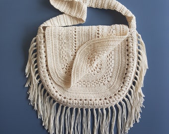 CROCHET PATTERN ~ Lilydale Boho Bag Pattern