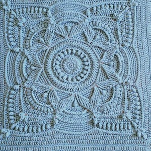 CROCHET BLANKET PATTERN - Crochet Throw Pattern - Crochet Afghan Pattern - Crochet Square Pattern - Crochet Pattern - Queen Blanket Pattern