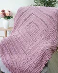 CROCHET BLANKET PATTERN - Crochet Throw Pattern, Crochet Baby Blanket, Multiple Sizes, (pdf Digital Download only) product logo