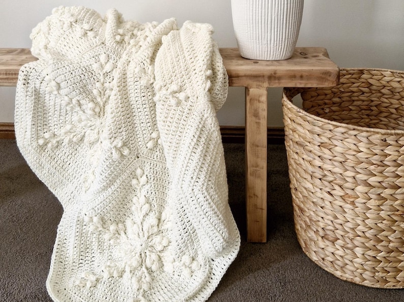 CROCHET BLANKET PATTERN - Christmas Crochet Blanket Pattern - Crochet Afghan Pattern - Crochet Throw Pattern - Crochet Pattern Bild 6
