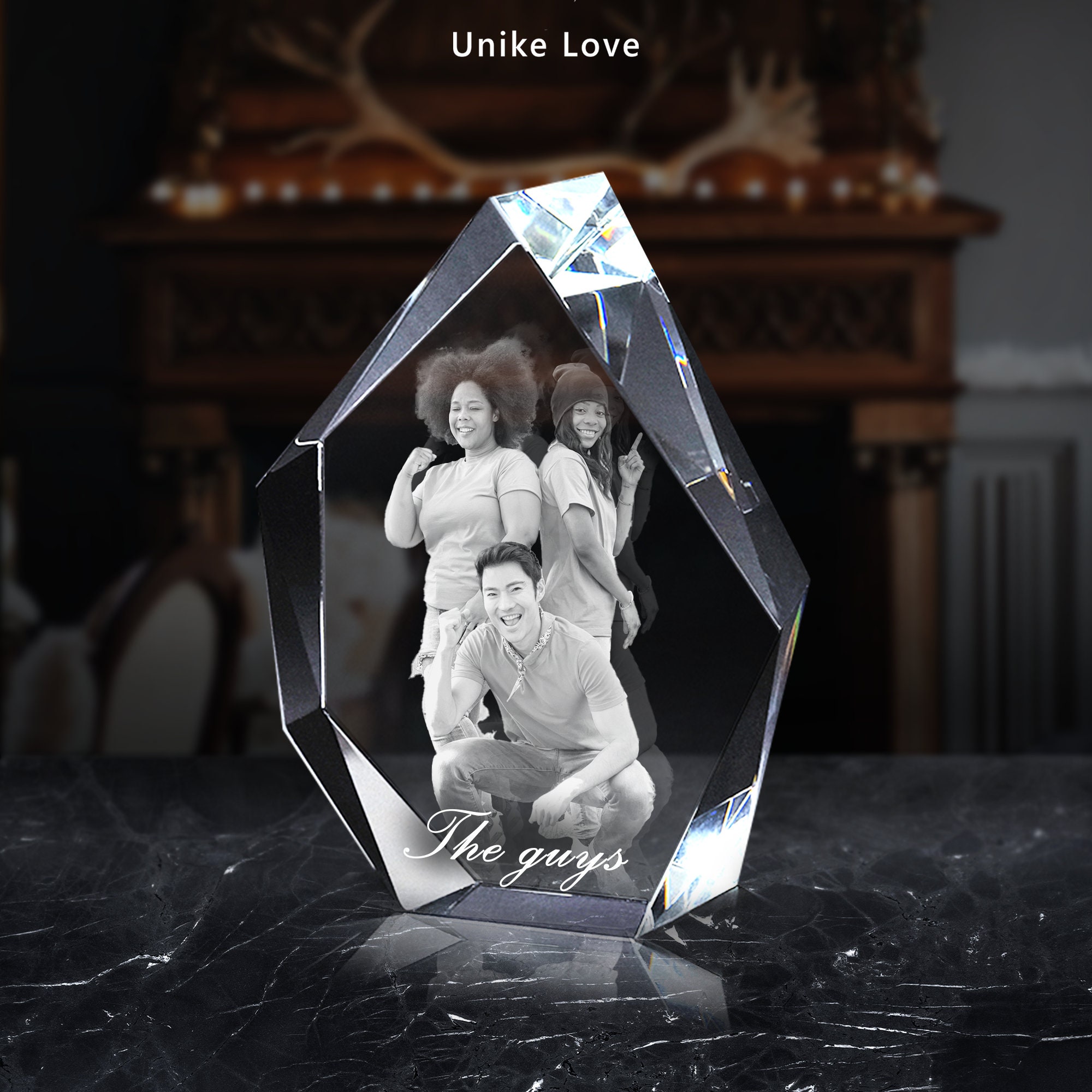 POEM Studio 3D Cystal Photo Pesonalized Gift Fo Mom