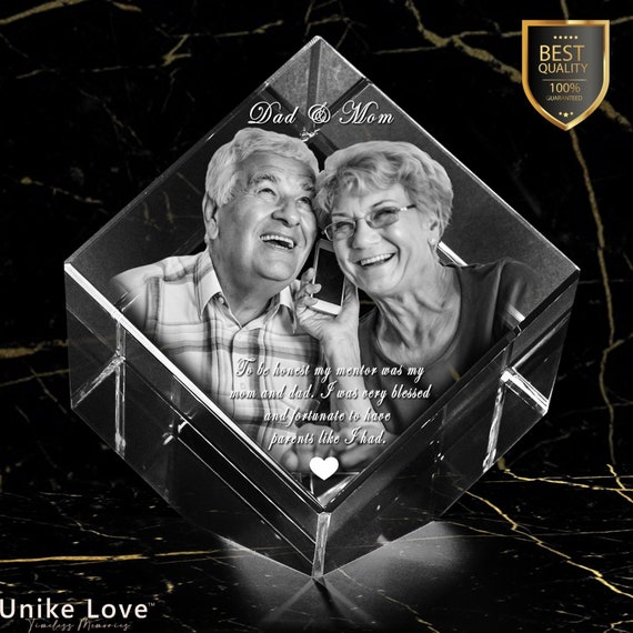 3D Photo Crystal Gift | Engraved Picture Keepsake