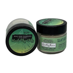 Mineral Clay Mask- Pore Cleansing- Organic Kelp & Green Bentonite Clay