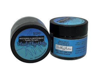 Tooth Bright Whitening- Organic- Activated Coconut Charcoal