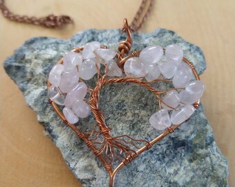 Ciondolo Albero della Vita, Ciondolo a forma di cuore