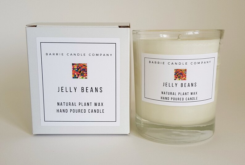 Jelly Beans Classic Candle Scented Soy Candle Natural Etsy