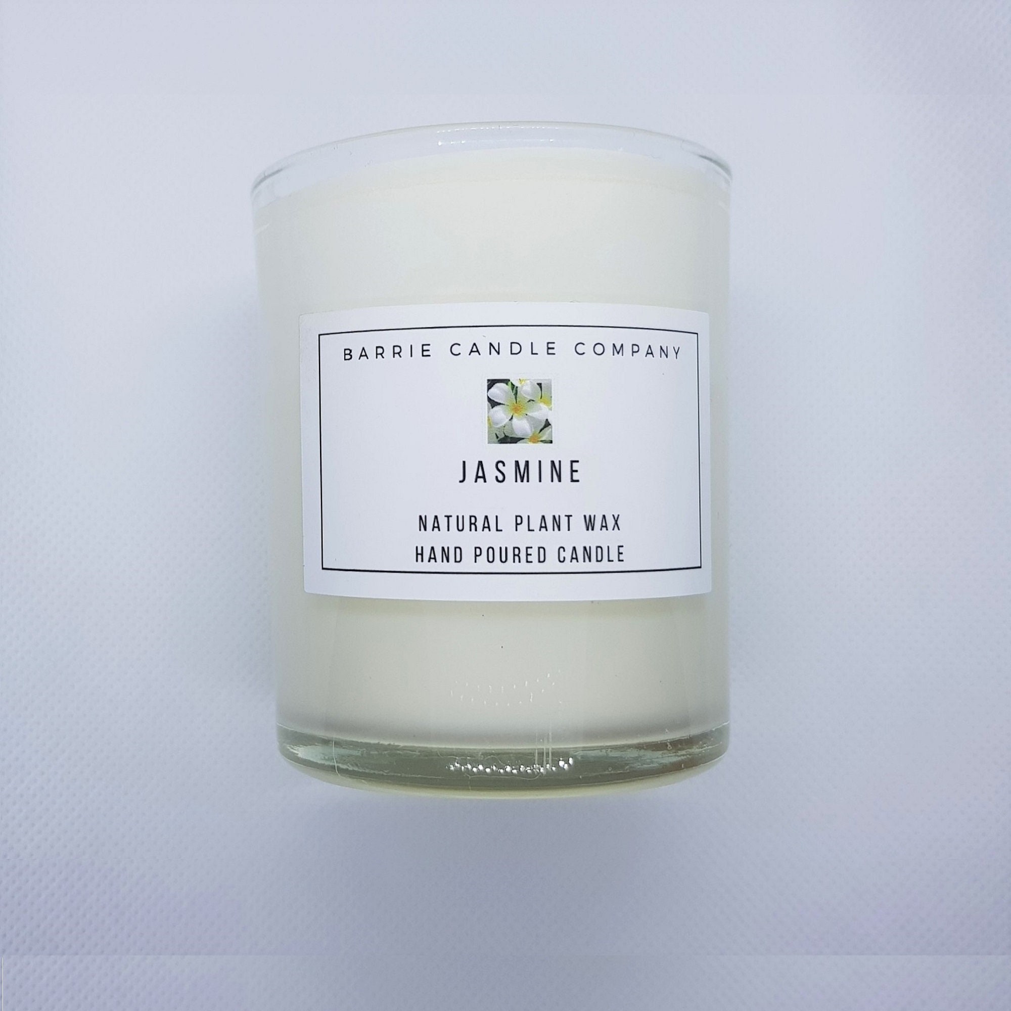 Jasmine Classic Candle Scented Soy Candle Natural Plant Etsy