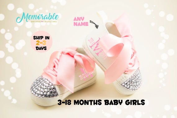 Baby Girl Shoes Personalize Baby Gift Baby Girl Shoes