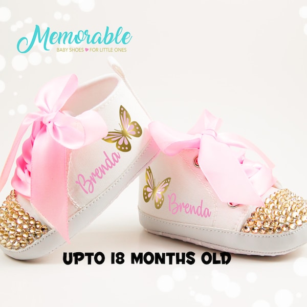 New Arrival Baby Girl Shoes In Butterfly Design main image 1