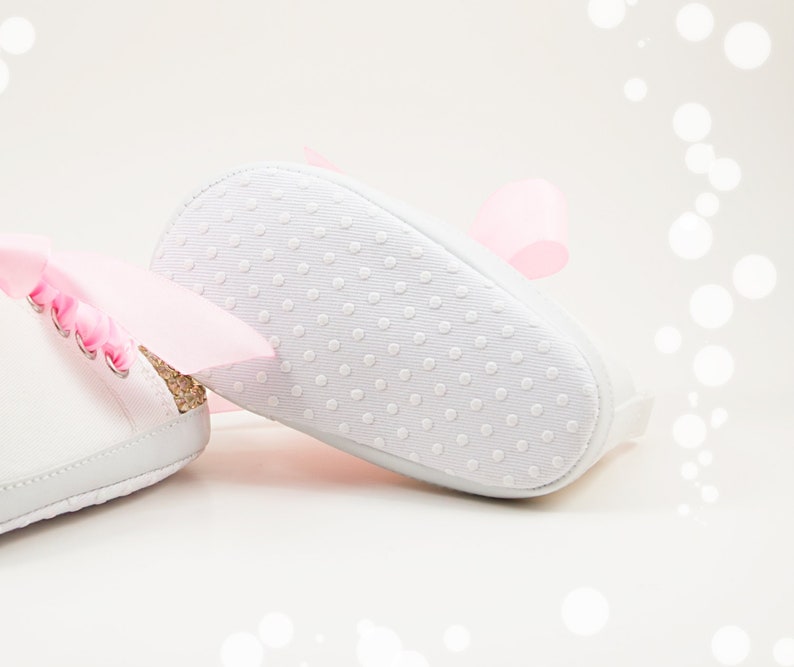 Pink Gold First Birthday Outfit Pink Gold Baby Girl Shoes Etsy