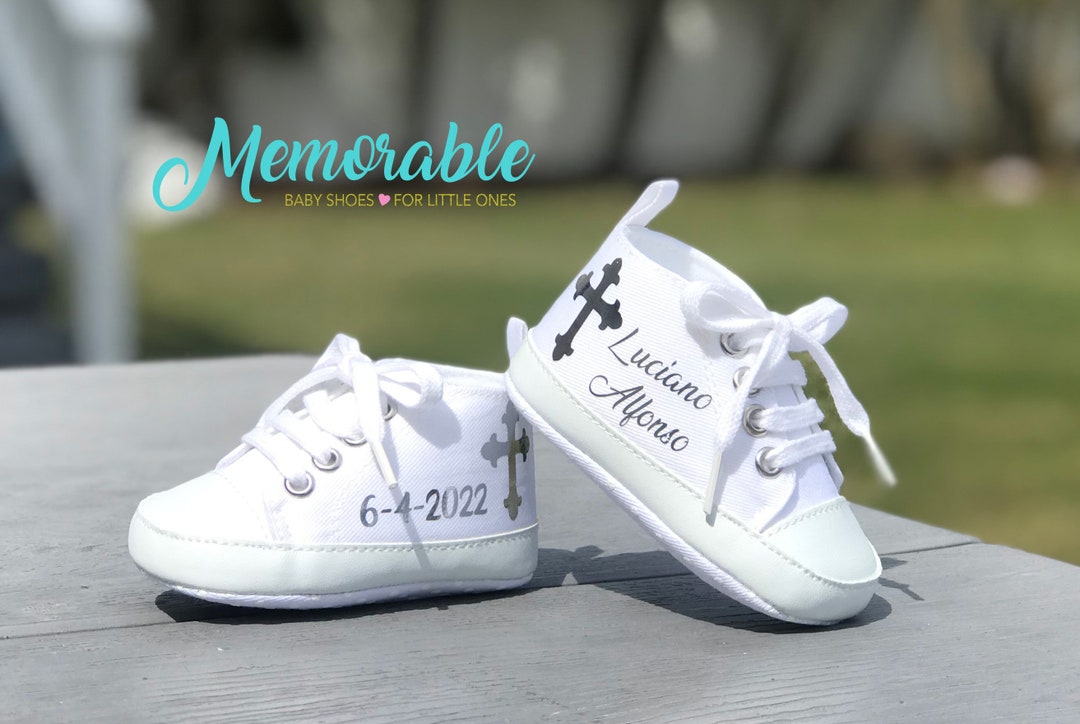 Baby Boy Baptism Shoes| Newborn Christening Outfit| Boy Baptism Gift ...