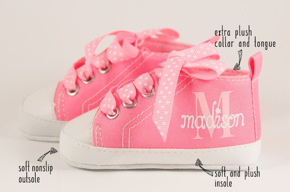 Baby Girl Sneakers Baby Shower Gift First Birthday Outfit Baby