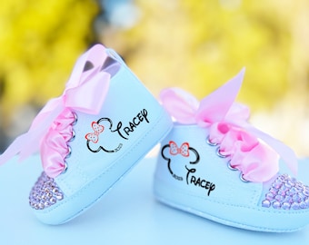 Minnie Mouse 2025 Baby Girl Shoes, Any Size, Any Color, Up to 18 months old