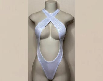 Exotic Dancewear NEW Pure Temptation • Thong Bodysuit • Stripper • Dancer • Rave Outfits • Club-Attire • Pole • BodysuitKloset