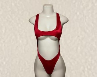 Exotic Dancewear Brick Thong Bodysuit • Outfit • Dance • Rave • Club • Gift | BodysuitKloset