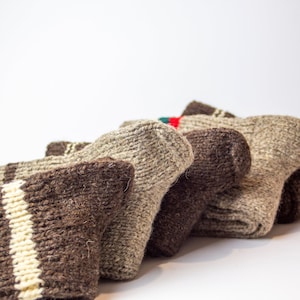 100% Handmade sheep wool socks! Very thick and warm socks! Ready to ship!