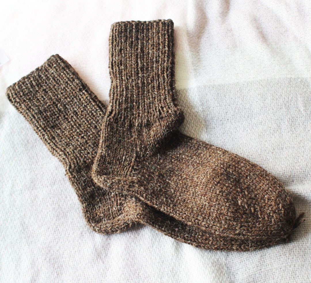 100 Wool Socks Handmade Thick Wool Socks Natural Sheep Wool Socks From