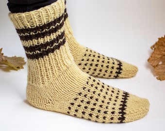100% Sheep wool socks handmade!