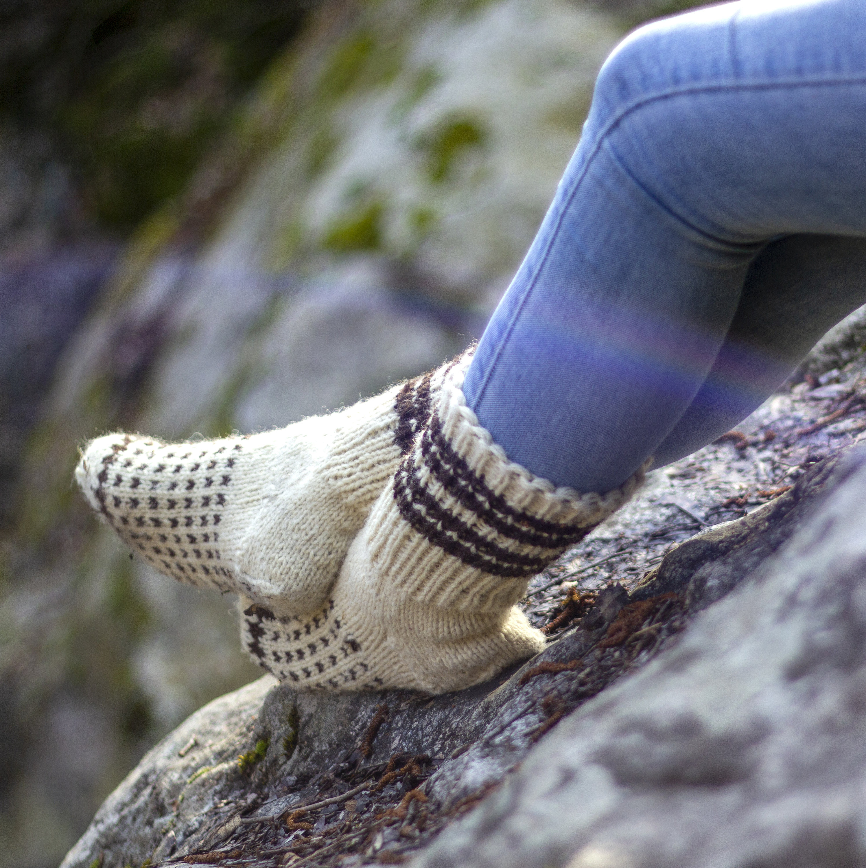 CALZE DI LANA CORTE - PECORA 100% Taglia 36/37 - Foto 2