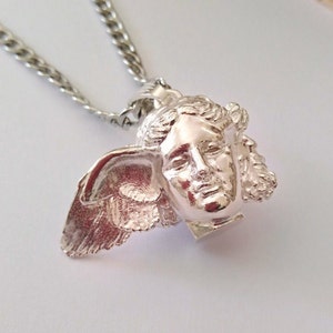 Yellow Gold Hypnos Necklace | Handcrafted Silver 925 Hypnos Pendant | Men's Silver 925 Hypnos Pendant | Women's Yellow Gold Hypnos Pendant