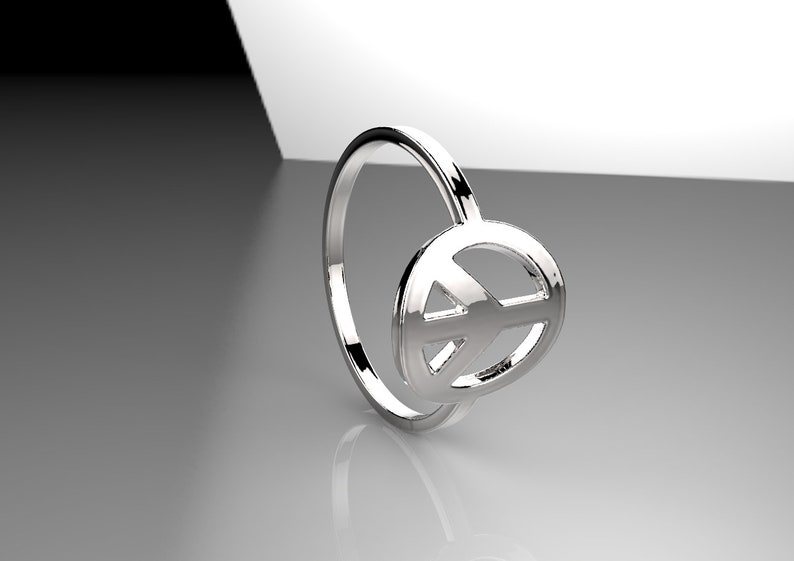 Rose Gold Peace Ring Peace Symbol,Symbol of Peace,Mother/'s Day Gift Peace Ring Silver Peace Ring Peace Symbol Ring Peace Symbol Jewelry
