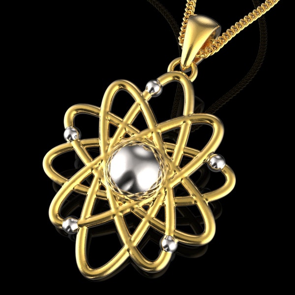 Atom Necklace - Etsy
