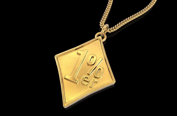 24K Gold 1% Er Pendant Sterling Silver 