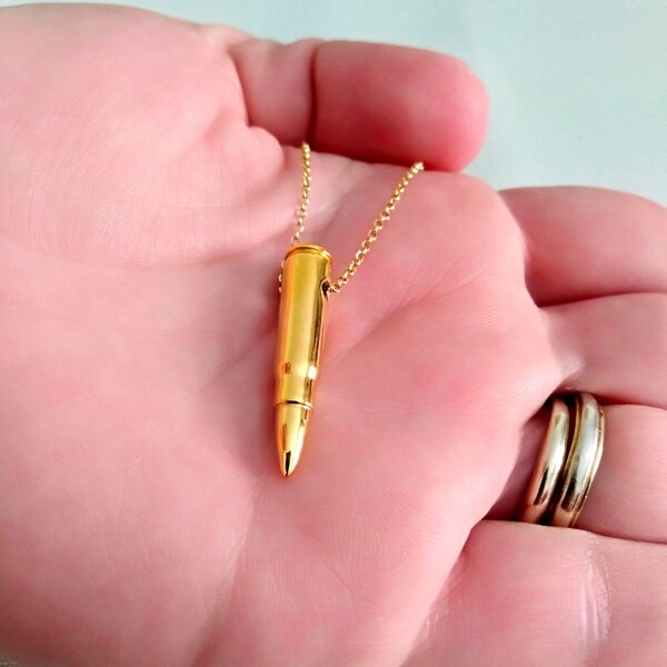Bullet Necklace Etsy