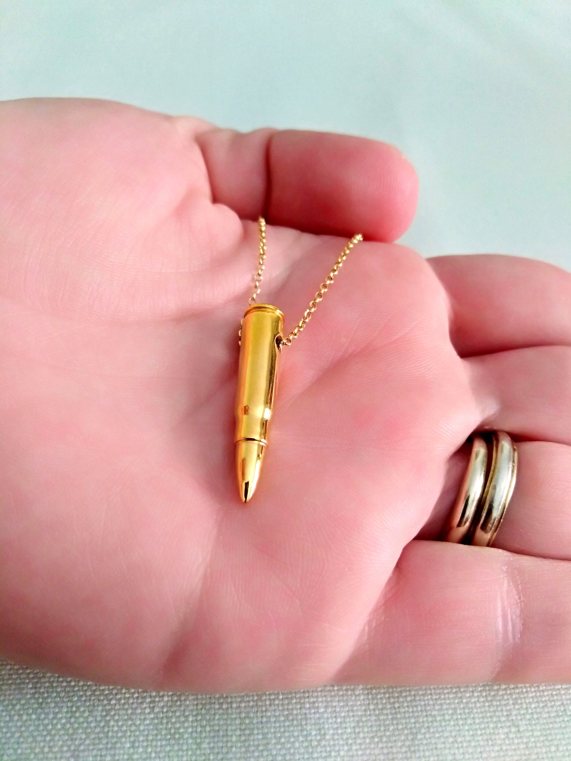Hand Carved Bullet Pendant Sculpture Crystal Pendant DIY Handmade Jewelry Decoration Gift
