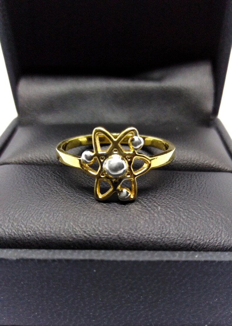 Atomic Ring Atom Ring Atom Science Ring Science Etsy
