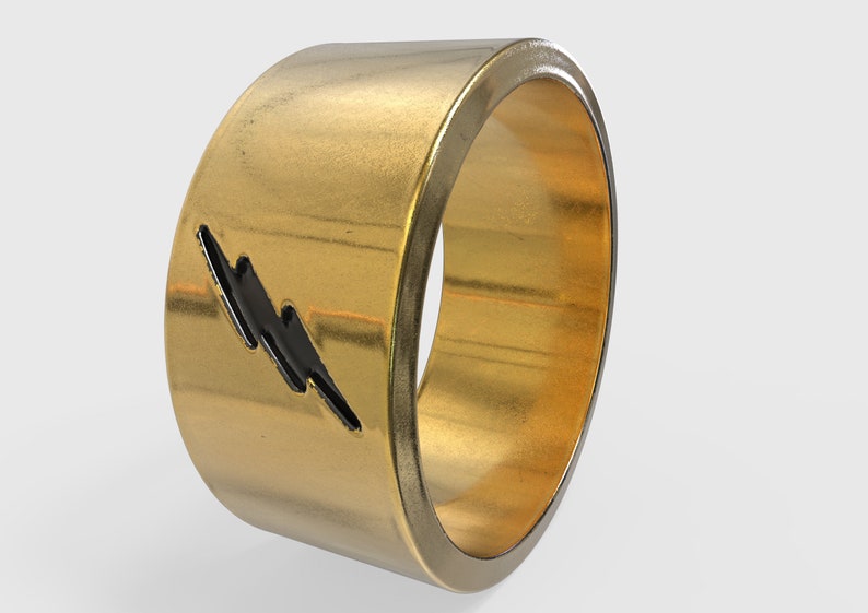 Men/'s Silver Ring Women/'s Gold Ring Flash Band Ring Silver Flash Ring Wide Band Ring Gold Flash Ring Unisex Band Ring Flash Ring