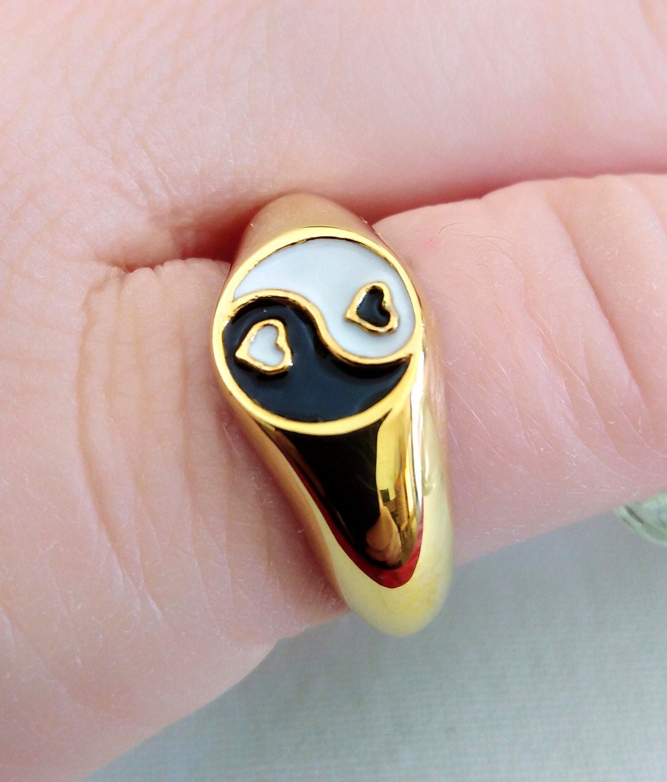 Anillo yin yang cheap