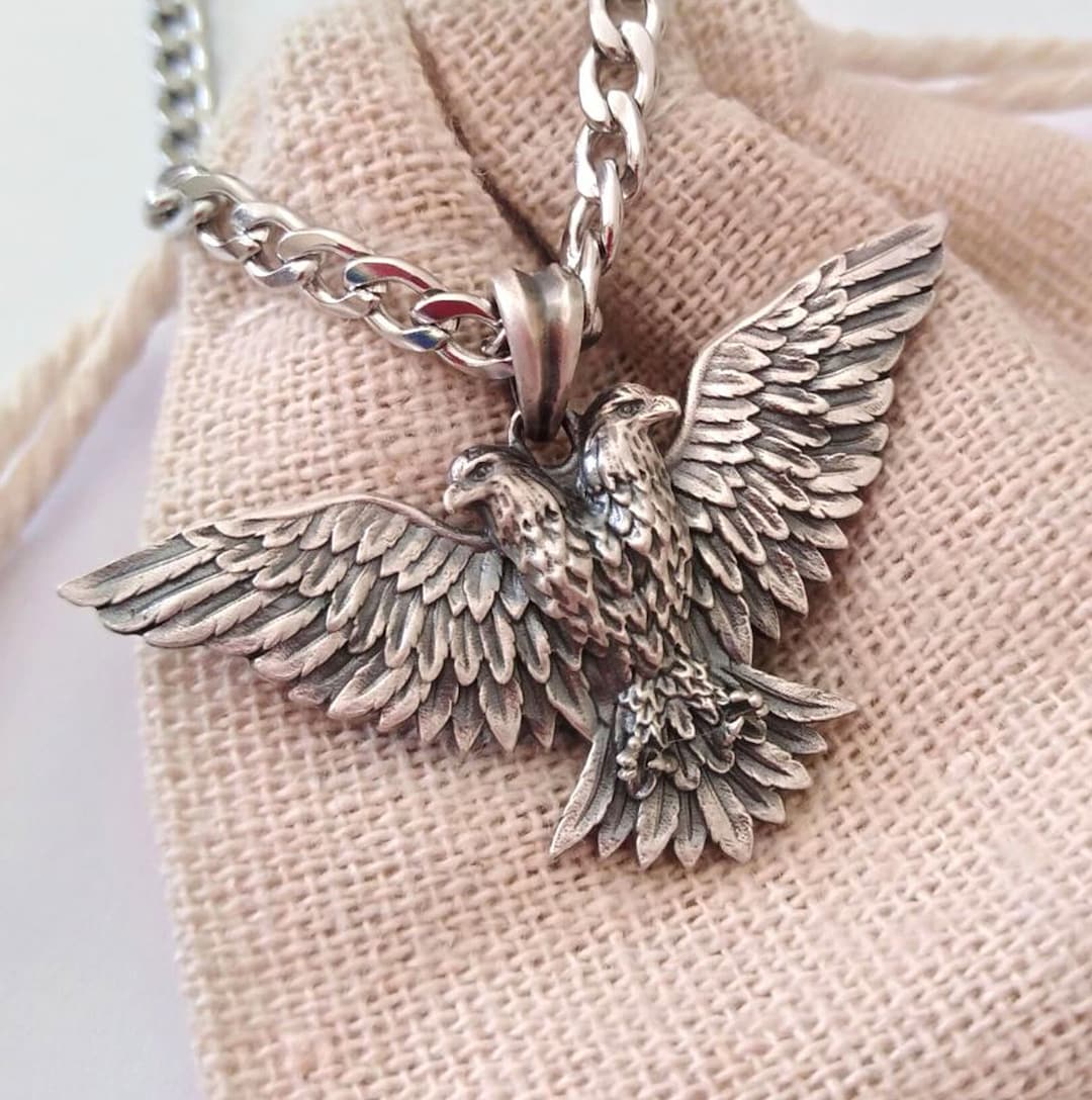 Mens eagle pendant discount
