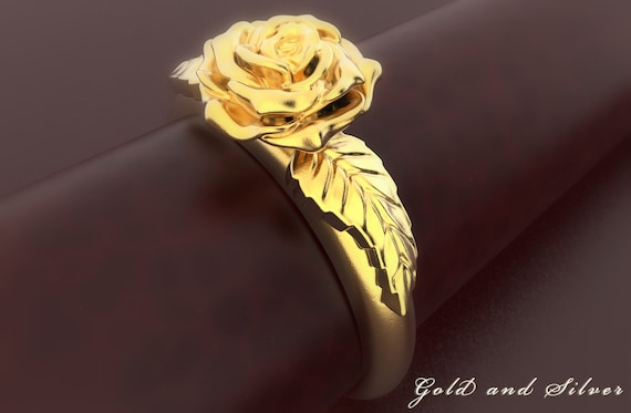 Buy quality Flower Design 22kt Gold Ring in Pune