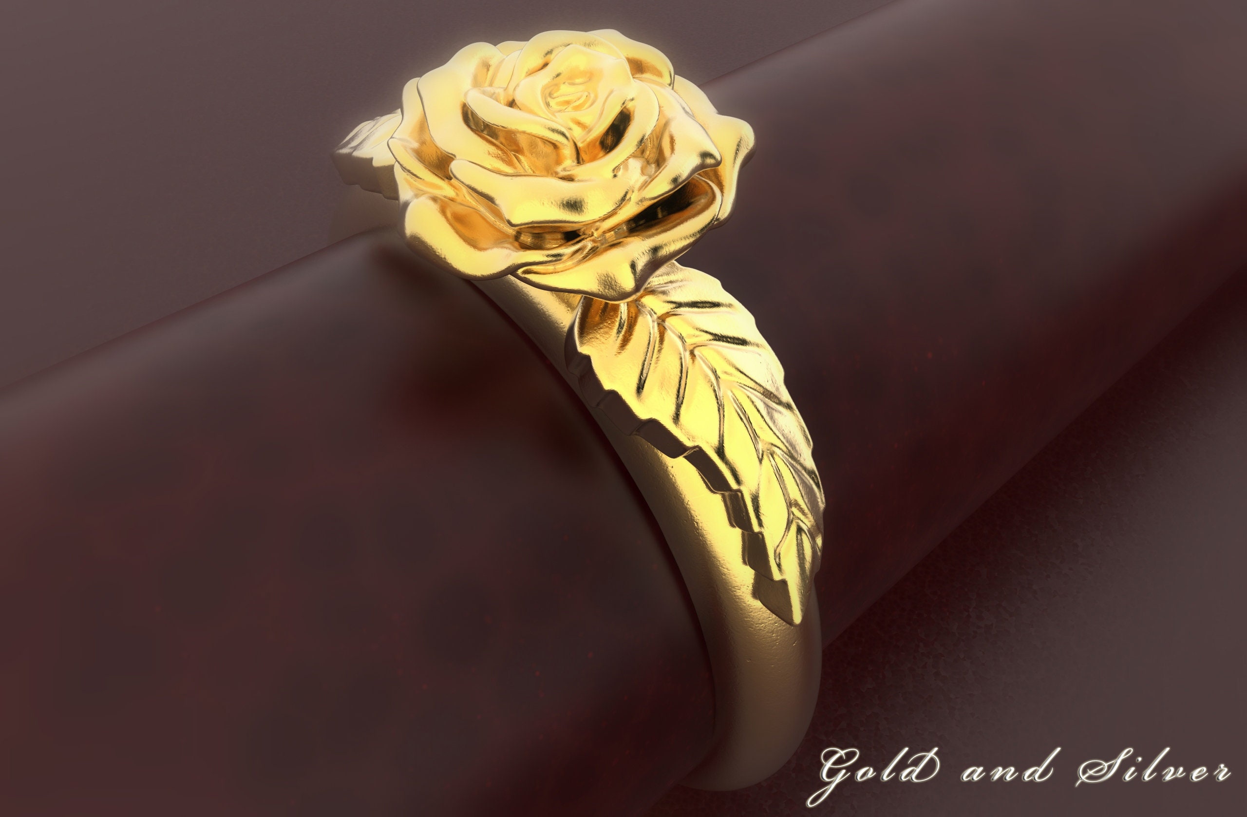 Buy Rose Flower Ring Online In India - Etsy India