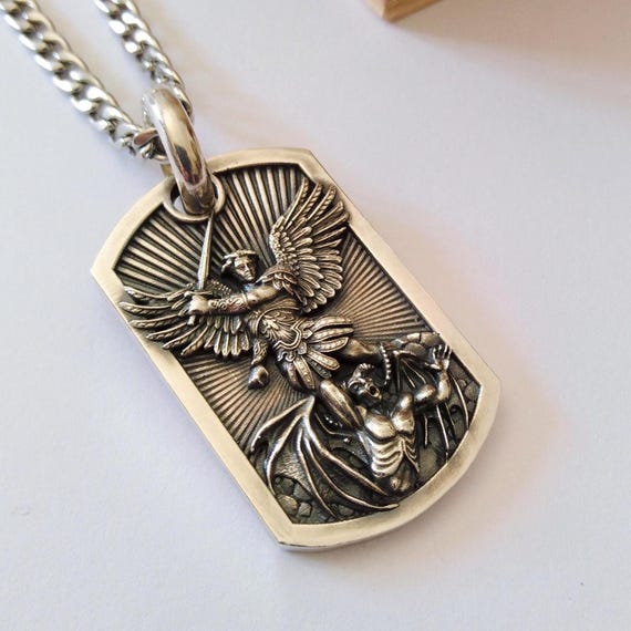 HOPLO Engelanhänger Erzengel Mchael Anhänger Schmuck Engel & Elfen Von