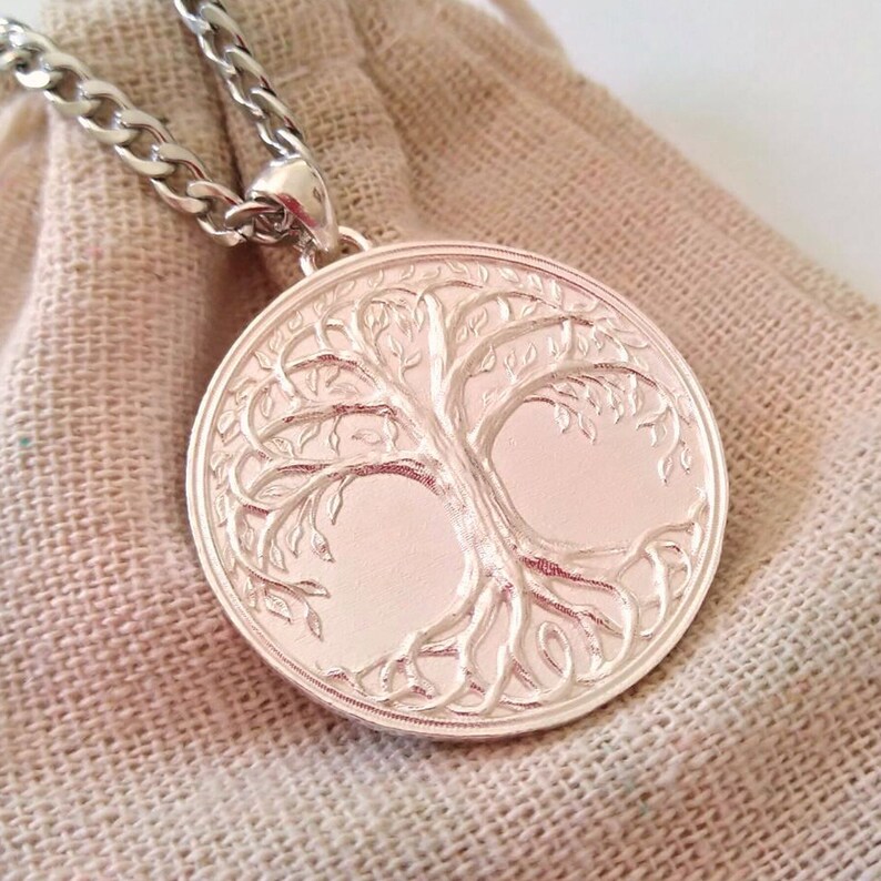 Yellow Gold Plated Tree of Life Necklace | Silver 925 Tree of Life ...
