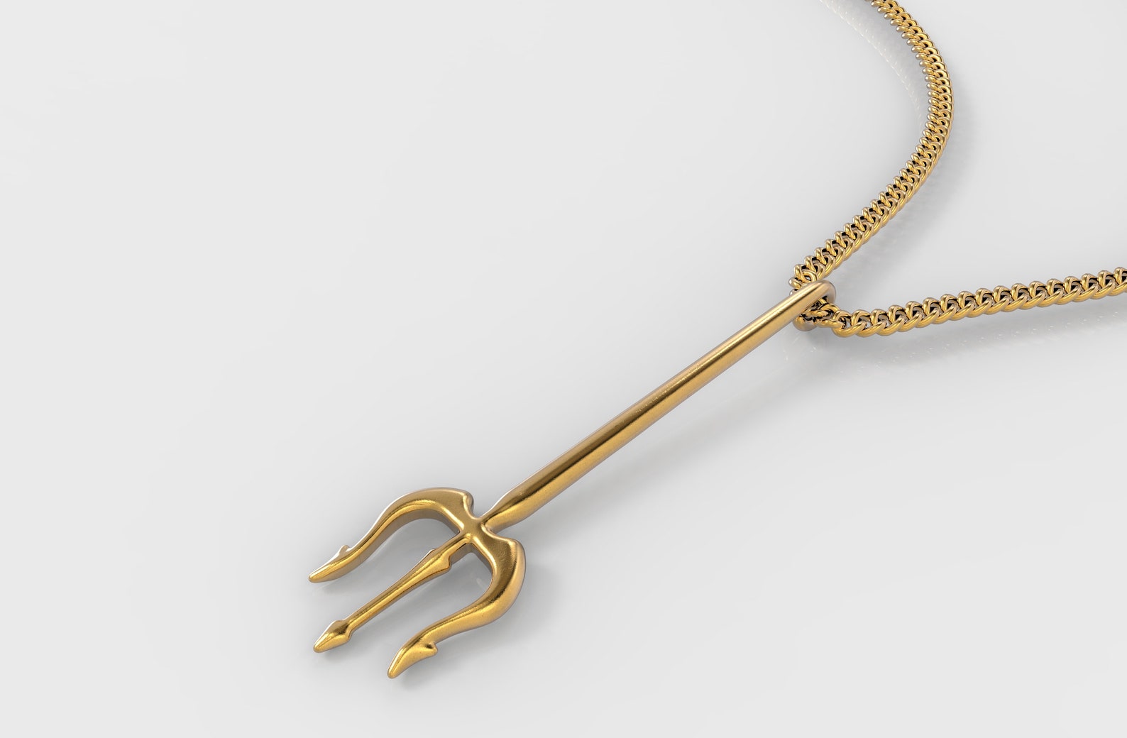 Mens trident pendant Clearance