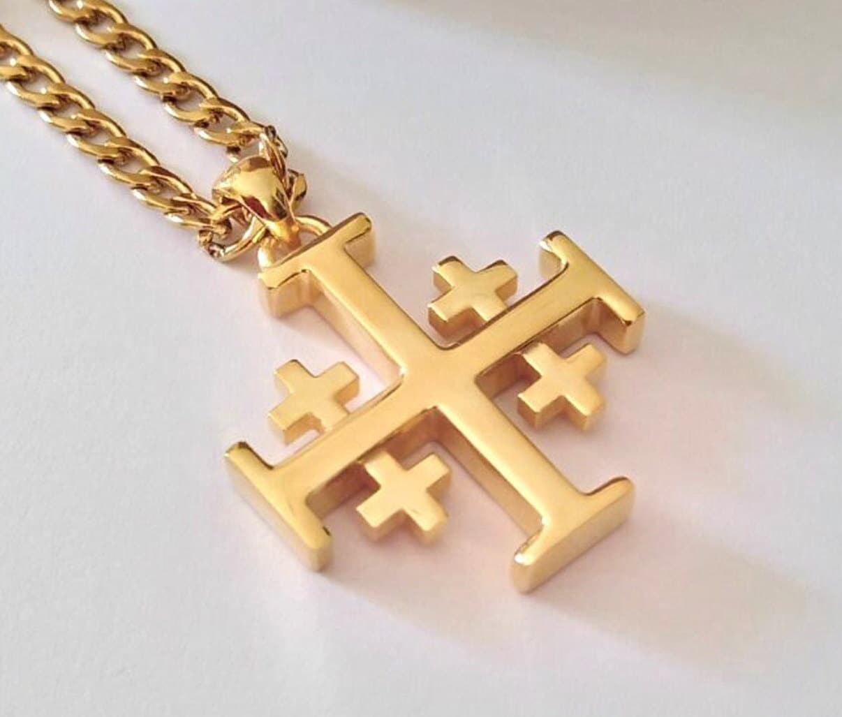 18k jerusalem kreuz