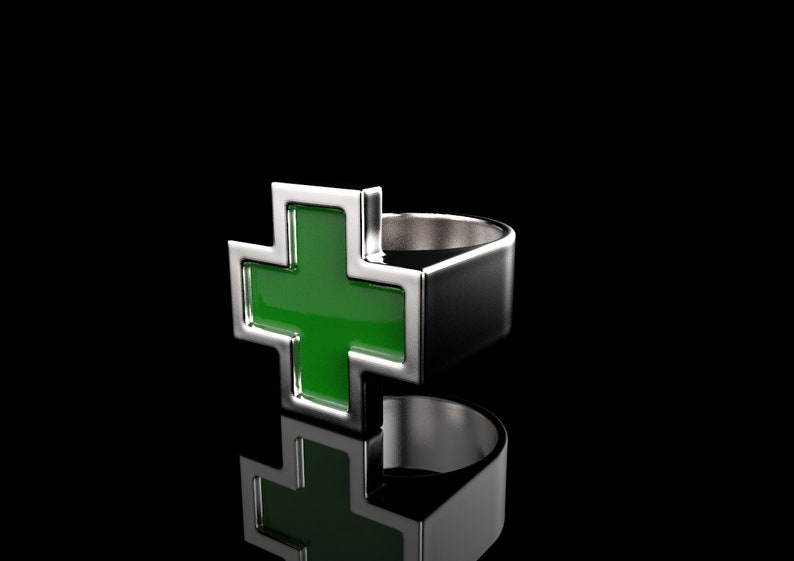 Silver Ring Plus Mens Ring gift Mens Silver Ring Cross Ring Positive Ring Plus Ring Positive Cross Valentines Day Mens Gold Ring