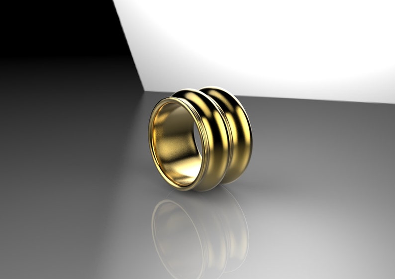 Sine Unisex Band Ring Sinx Ring Sine Ring Gift Math Ring Science Ring Math Ring Science Jewelry Womens Gold Ring Mens Gold Ring